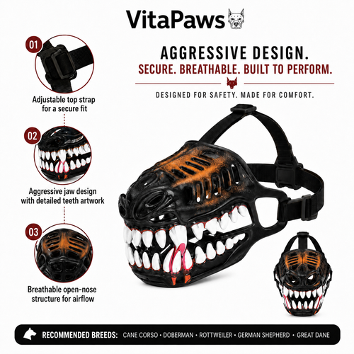 VitaPaws™ – Scary Dog Muzzle